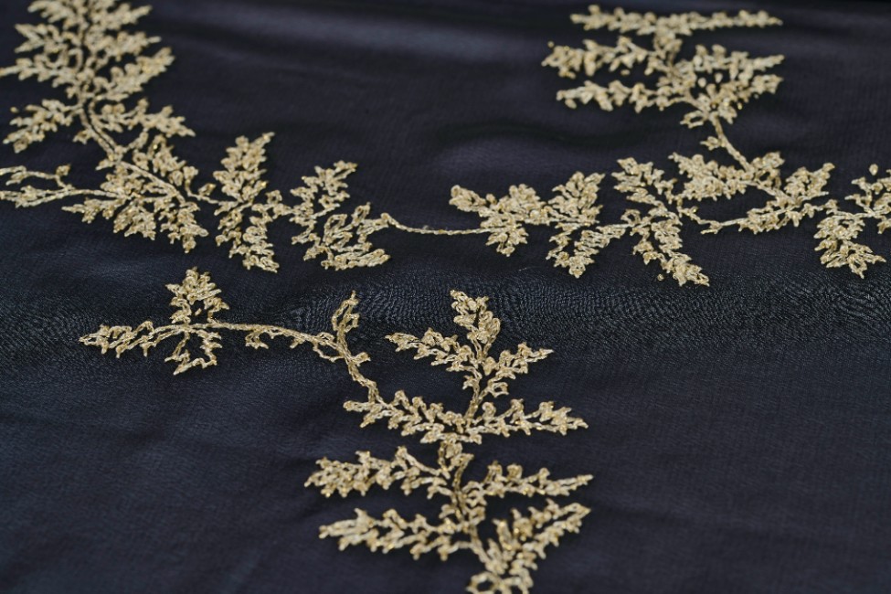 Embroidery on Chiffon - 14